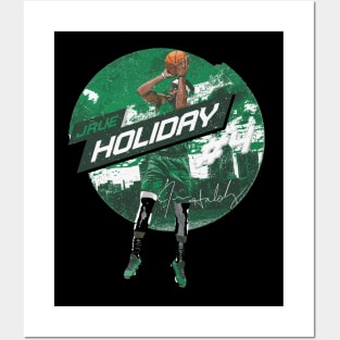 Jrue Holiday Boston City Emblem Posters and Art